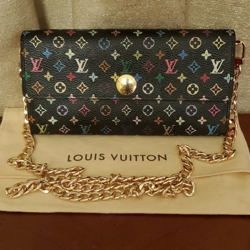 Louis Vuitton Sarah Multicolor Monogram Wallet